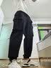 京东京造工装裤束脚防泼水男士休闲裤子春秋男款登山户外运动裤 黑色M 实拍图