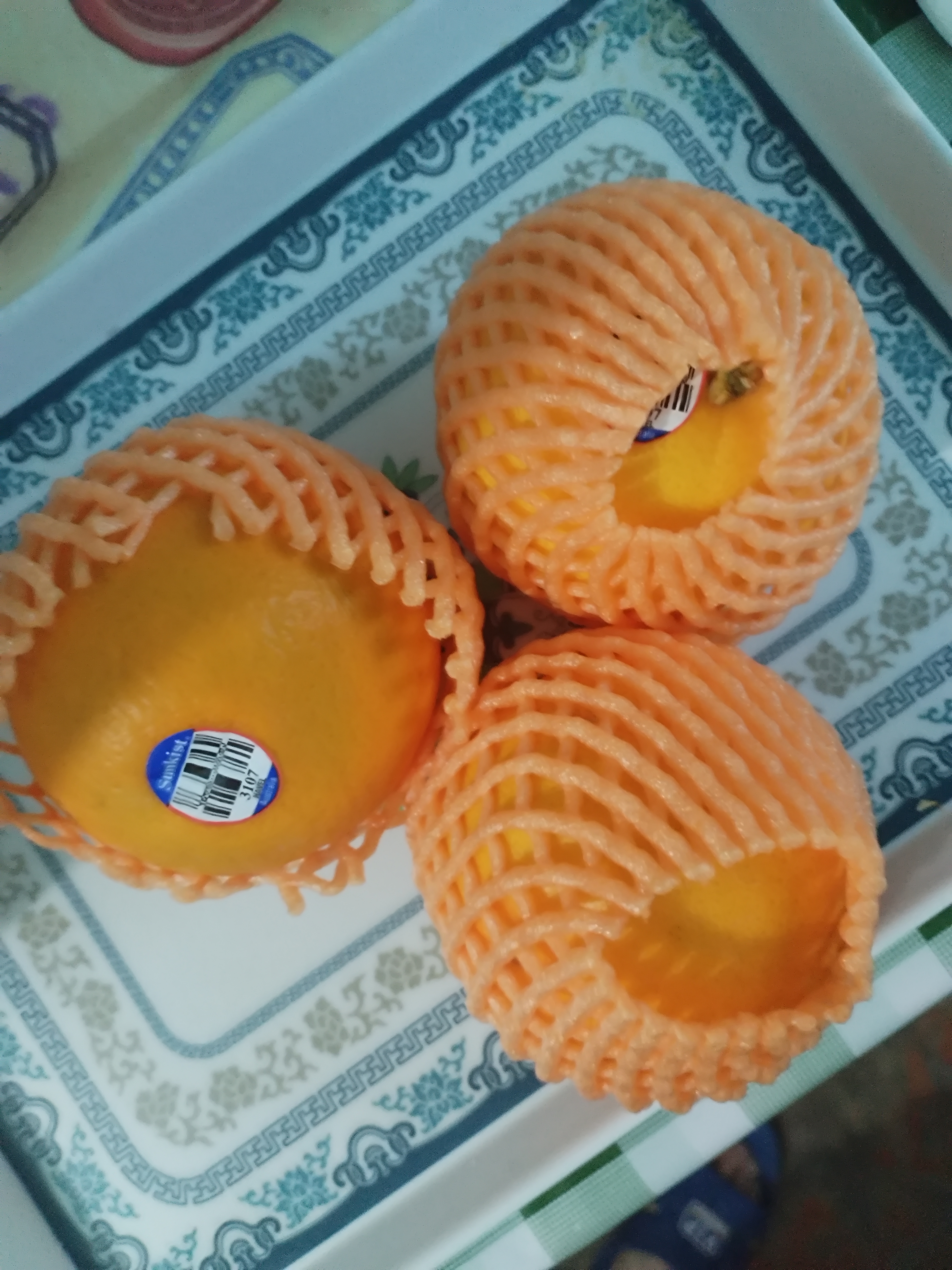 新奇士（Sunkist）澳大利亚蓝标早脐橙7斤中秋礼盒 单果180g起 生鲜水果礼盒 实拍图