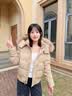 波司登【谷爱凌同款】26年冬休闲女款毛领脱卸帽短款羽绒服B260245362 实拍图