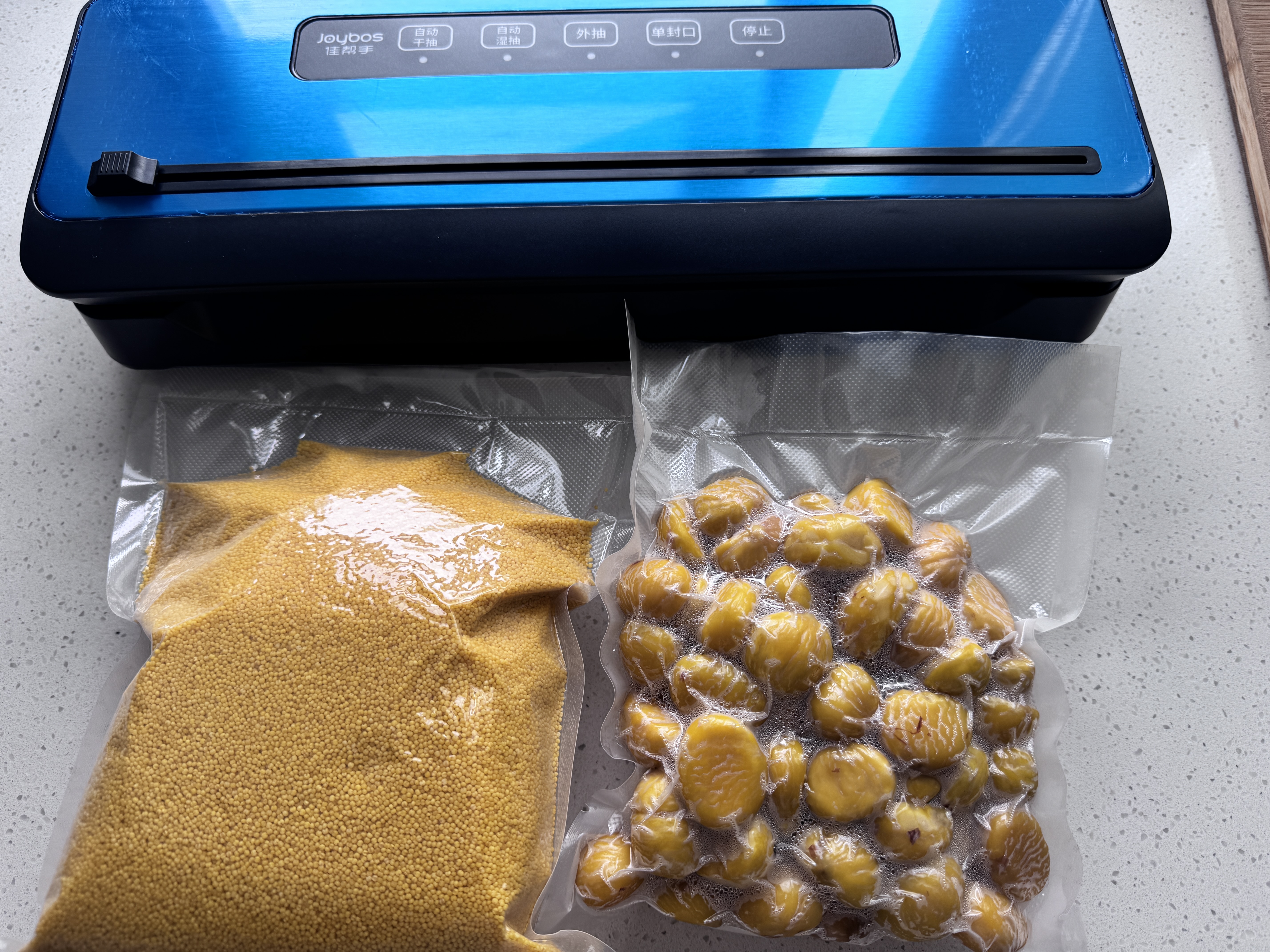 佳帮手真空封口机全自动双泵大吸力真空压缩机商家用抽包装干湿两用切割刀腊肉打包保鲜密封机塑封机 实拍图