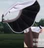 蕉下（beneunder）遮阳帽子女黑胶贝壳防晒帽太阳帽子便携空顶帽大帽檐显脸小BM017 实拍图