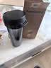 特百惠（Tupperware）茶韵500ml塑料杯男女士学生运动水杯子大容量泡茶杯 酷炫黑 实拍图