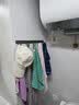 潜水艇太空铝挂钩免打孔排钩浴室挂衣服粘钩卫生间门后衣帽架QST5215-8H 实拍图