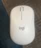 罗技（Logitech）M221 轻音鼠标 无线鼠标 办公鼠标 对称鼠标 带无线微型接收器 米白色 实拍图