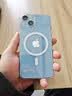 倍思 适用苹果14手机壳磁吸充电 iPhone14保护套高端Magsafe磁吸壳超薄气囊防摔手机壳男女款 透明 实拍图