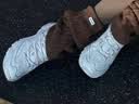 斯凯奇（Skechers）女鞋秋季蕾丝熊猫鞋厚底增高百搭休闲运动经典复古老爹鞋11959 白色/WHT 尺码偏大，建议选小半码 36 晒单实拍图