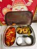 licheers不锈钢饭盒分格饭盒可微波炉加热上班族带饭食堂打饭学生便当盒 实拍图