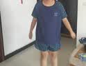 佑游儿童泳衣男童分体青少年防晒双层泳裤游泳衣五件套33094橘色6XL 实拍图