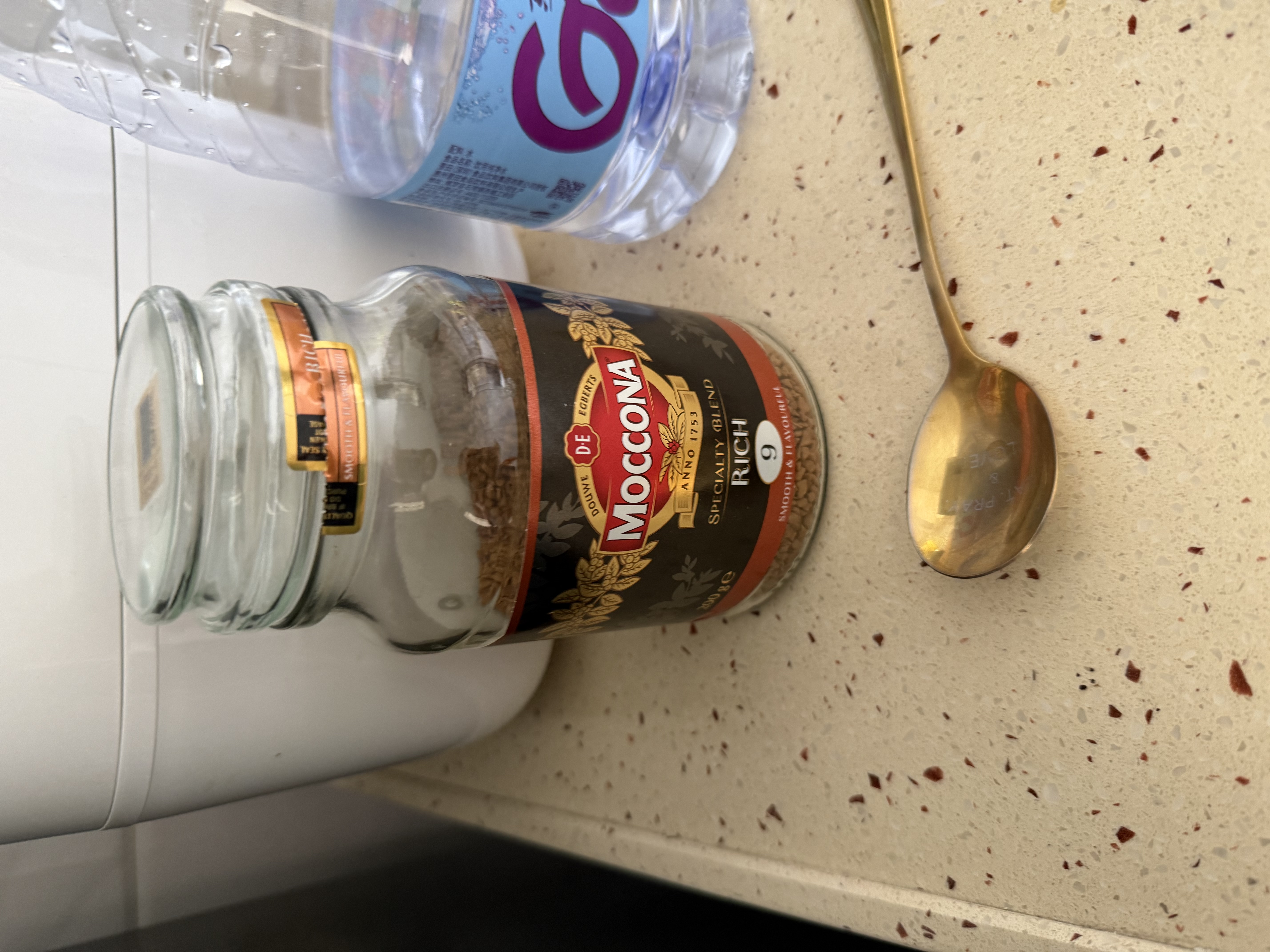 摩可纳（Moccona）浓醇9号 冻干速溶黑咖啡200g瓶装 深烘进口拿铁美式冷萃0脂0糖 实拍图