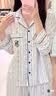 维多利亚的秘密 明星同款 宅度假系列天丝绵柔印花短袖睡衣家居服 23P6蓝心狙击-短袖长裤 11262805 XS 实拍图