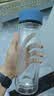富光双层玻璃杯水杯子茶水分离泡茶杯男女士高颜值团购定制400ml 实拍图