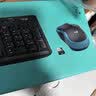 罗技（Logitech）MK275 键鼠套装 无线键鼠套装 办公键鼠套装 全尺寸 商务键鼠套装 带无线2.4G接收器 黑蓝色 实拍图