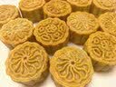 展艺圆形月饼模具50g 金秋福菊冰皮广式月饼模绿豆糕模手压 6花片 实拍图