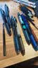 派通（Pentel ）【火爆热卖】BLN105按动黑色中性笔高颜值0.5mm签字笔商务学生速干水性笔 天蓝杆黑芯单支装 实拍图