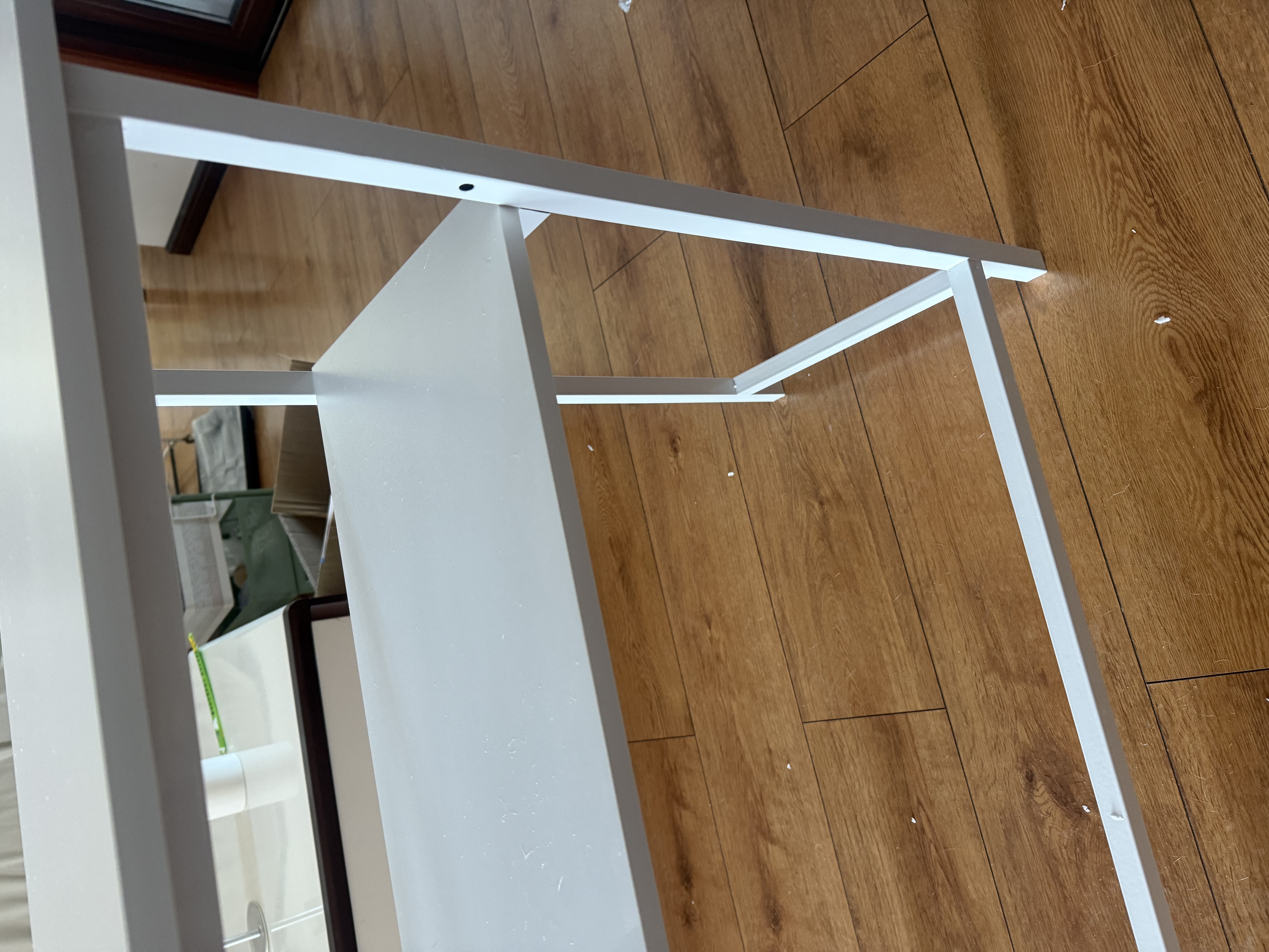 全品屋电脑桌长条桌简易书桌卧室学习桌写字桌窄桌办公工作台床边小桌子 【长条桌】双层长100*宽40cm 升级加厚 实拍图