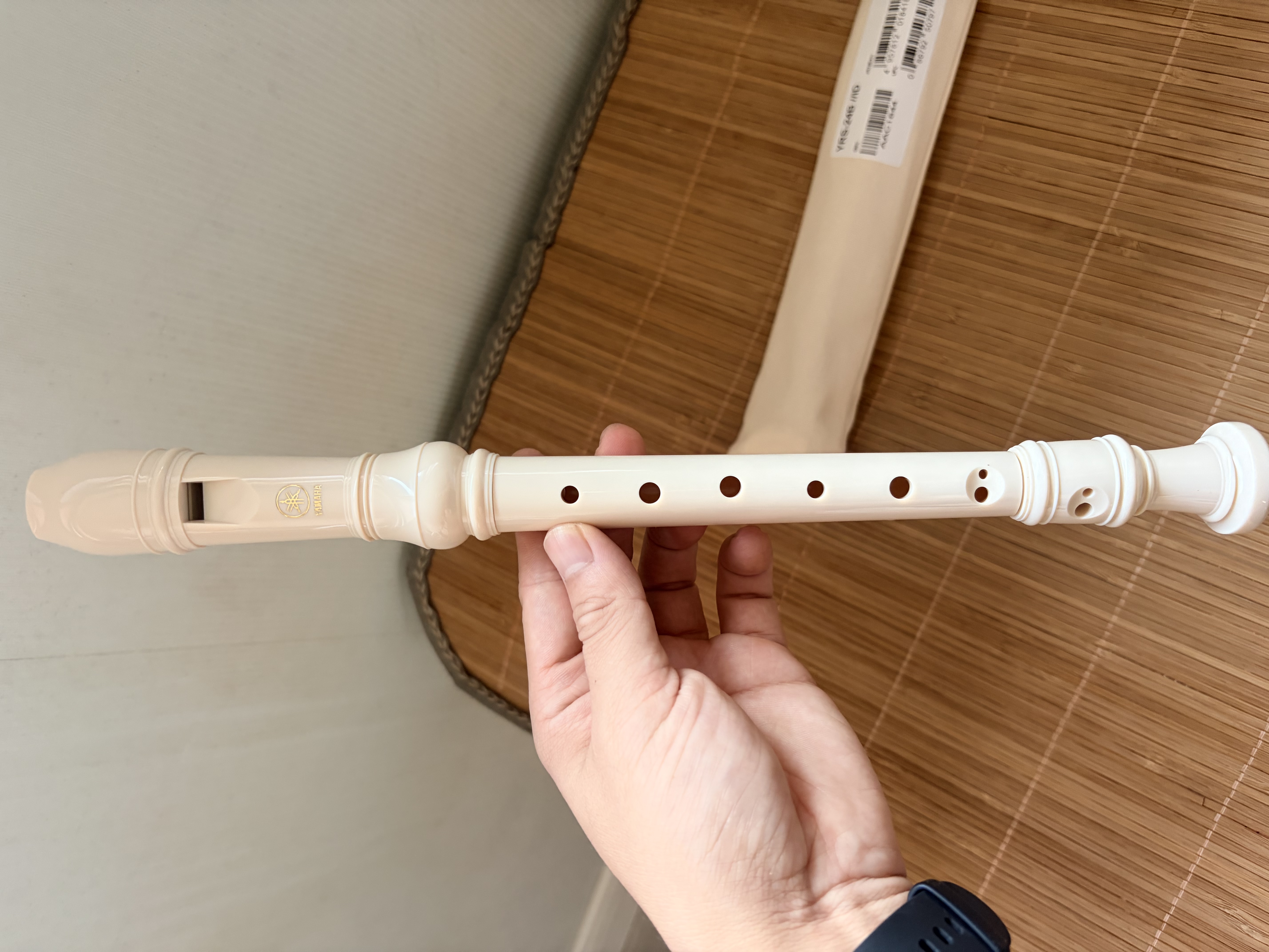 雅马哈（YAMAHA）竖笛高音C调学生成人初学笛子YRS-24B英式【学生适用 老师推荐】 实拍图