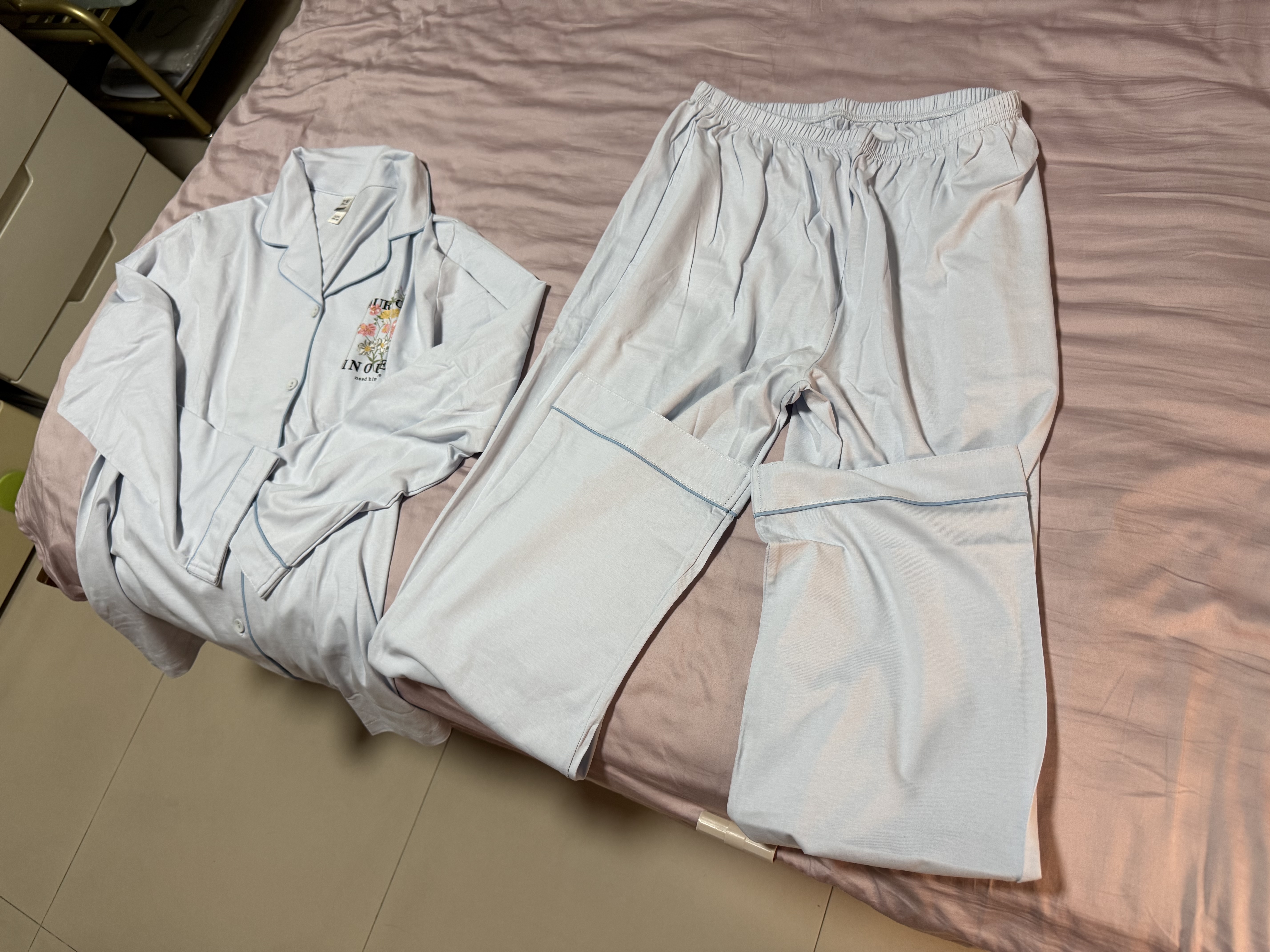 三枪【织梦系列】女士睡衣女士长袖纯棉睡衣女100全棉秋冬家居服防螨 实拍图