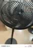 美的（Midea）【超级单品】七叶轻音立式电风扇家用柔风落地扇台式桌面小型风扇大风量节能摇头宿舍电扇 SAF30AB 实拍图