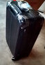 卡希度【铝镁硬箱】万向轮铝框拉杆箱女行李箱旅行箱学生密码结婚皮箱子 理性黑【耐磨加厚铝镁合金】 26英寸 实拍图