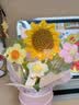 柏爱向日葵手工编织永生花束生日礼物女摆件实用幼儿园送老师教师节 实拍图