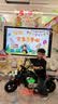 凤凰（Phoenix）儿童电动摩托车儿童电动车两轮车男女小孩复古哈雷玩具车可坐大人 摩登黑-高配丨24V电瓶/无刷电机/充气轮胎/续航30公里 实拍图