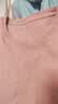 【大牌清仓】夏季纯棉男女休闲短袖T恤情侣潮流百搭ins圆领半袖 粉色 M 95-110斤 实拍图
