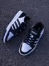 adidas ENTRAP美式校园风运动鞋少年感复古篮球风板鞋阿迪达斯 白色/黑色   42 实拍图