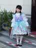 G.duck童装洛丽塔公主裙女童连衣裙夏季美人鱼裙子儿童蛋糕裙生日蓬蓬裙 单件裙子送鱼骨裙撑和灯带 110 尺码4~5岁【100-110cm】 实拍图