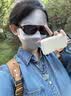 夏秦100%真丝防晒面罩全脸口罩桑蚕丝透气脸基尼防紫外线口罩女春夏 【明星同款深空灰】真丝16姆米防晒面罩 实拍图