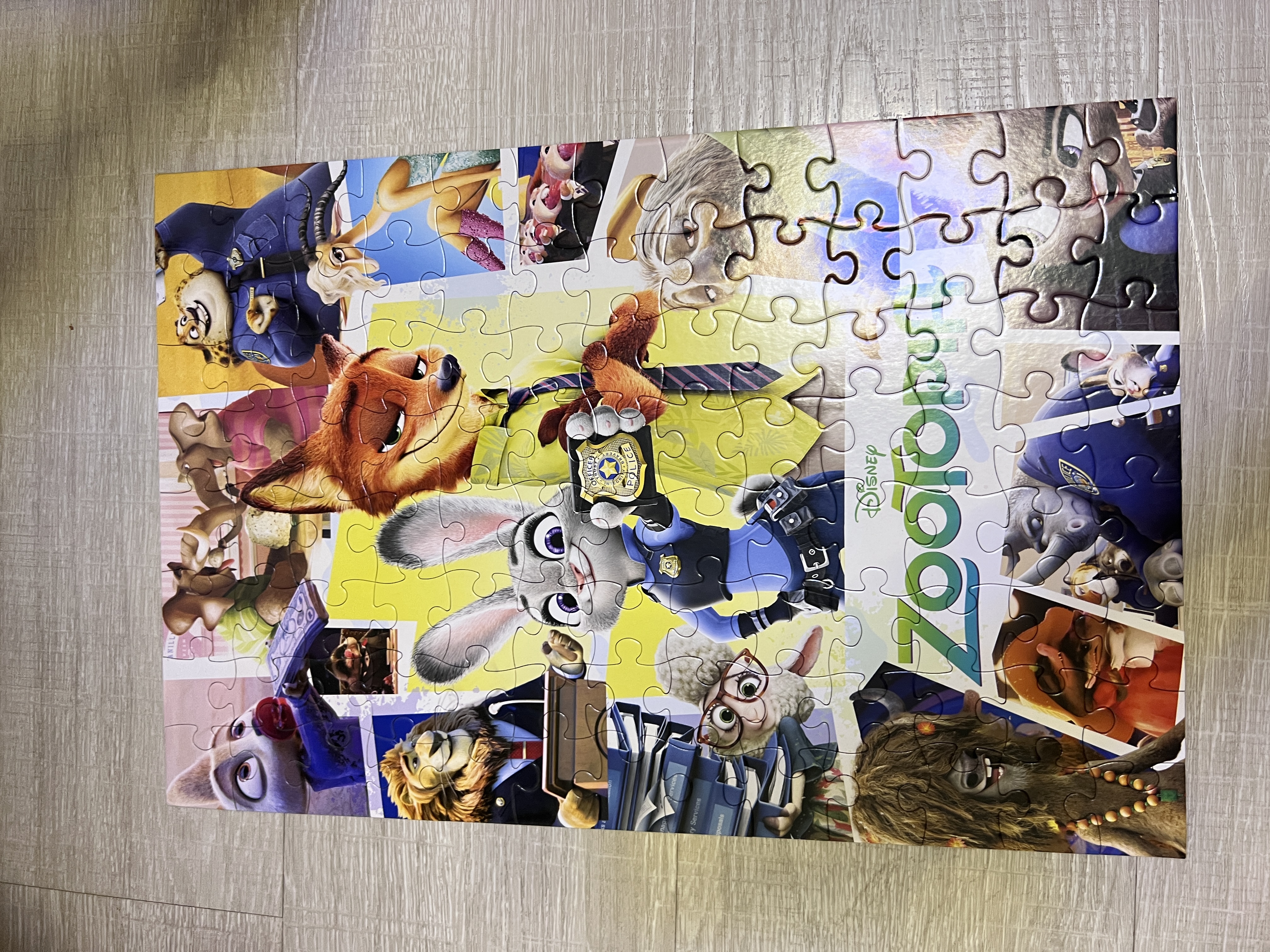 迪士尼（Disney）100片儿童拼图玩具 冰雪奇缘公主家居装饰盒装拼图生日礼物礼品 实拍图