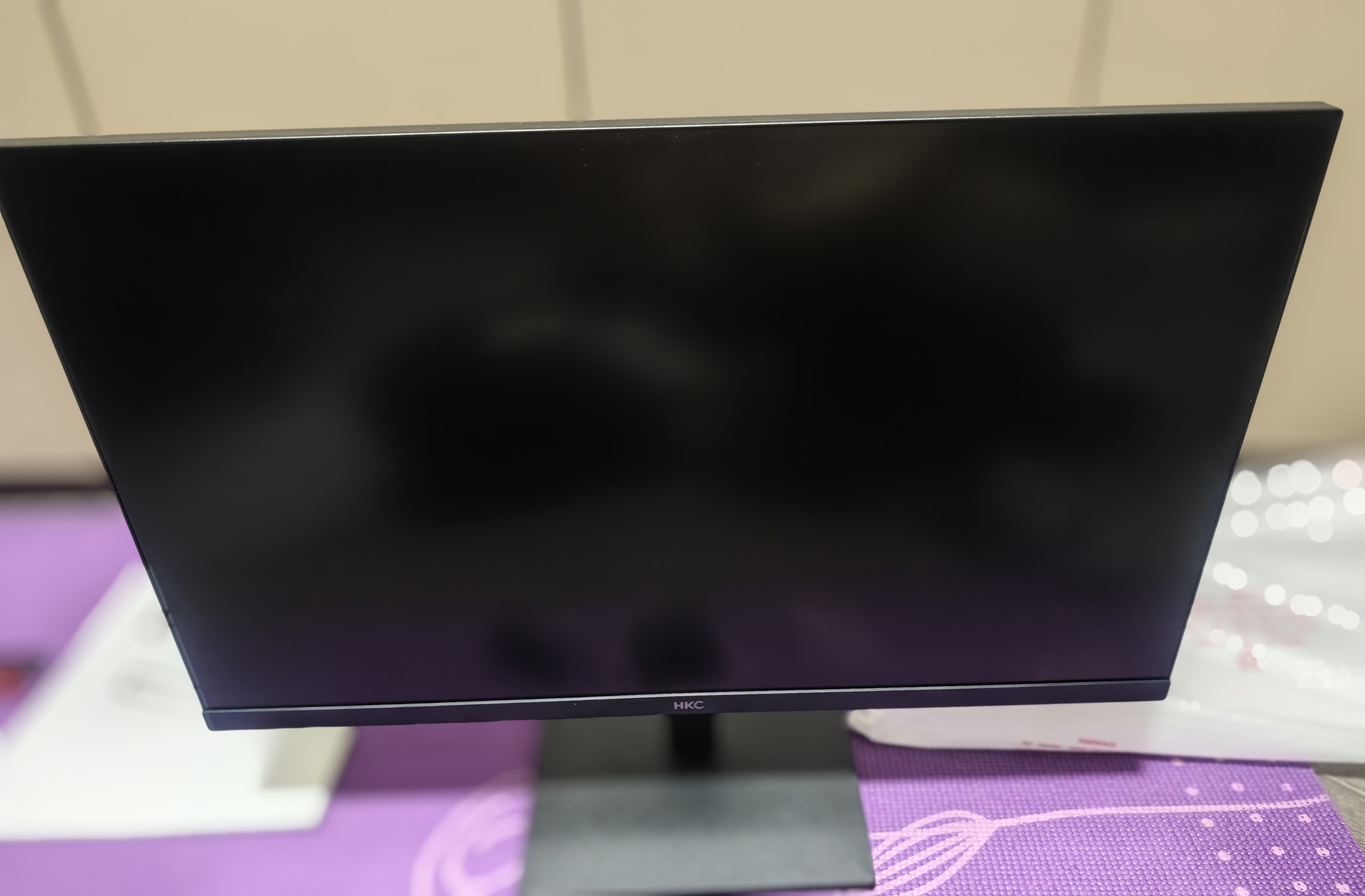 HKC 27英寸2K高清144Hz显示器HDR10低蓝光不闪屏广视角HDMI接口家用电子书办公液晶电脑显示屏S2716Q 实拍图