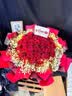 幽客玉品鲜花速递红玫瑰花束表白送女友老婆生日礼物全国同城配送 33朵红玫瑰花束—女王款 实拍图