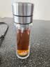 青苹果茶水分离杯350ml 双层玻璃一键开盖泡茶杯 中秋国庆节结婚伴手礼 实拍图
