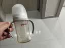 贝亲（Pigeon）自然离乳 PPSU重力球吸管双把手奶瓶 240mL 6月+ AA252 实拍图