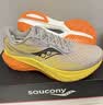 索康尼（SAUCONY）索康尼SLAY全速3男女跑步鞋全掌碳板运动鞋竞速跑鞋 灰黄情侣 42 实拍图