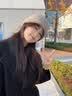 玖慕（JIUMU）山羊绒帽子女秋冬季加厚保暖绵羊毛冷帽大头围堆堆帽针织帽毛线帽 实拍图
