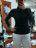 优衣库HEATTECH EXTRA WARM混纺高领T恤/长袖女装9%羊绒478954 485825/09黑色 M 实拍图