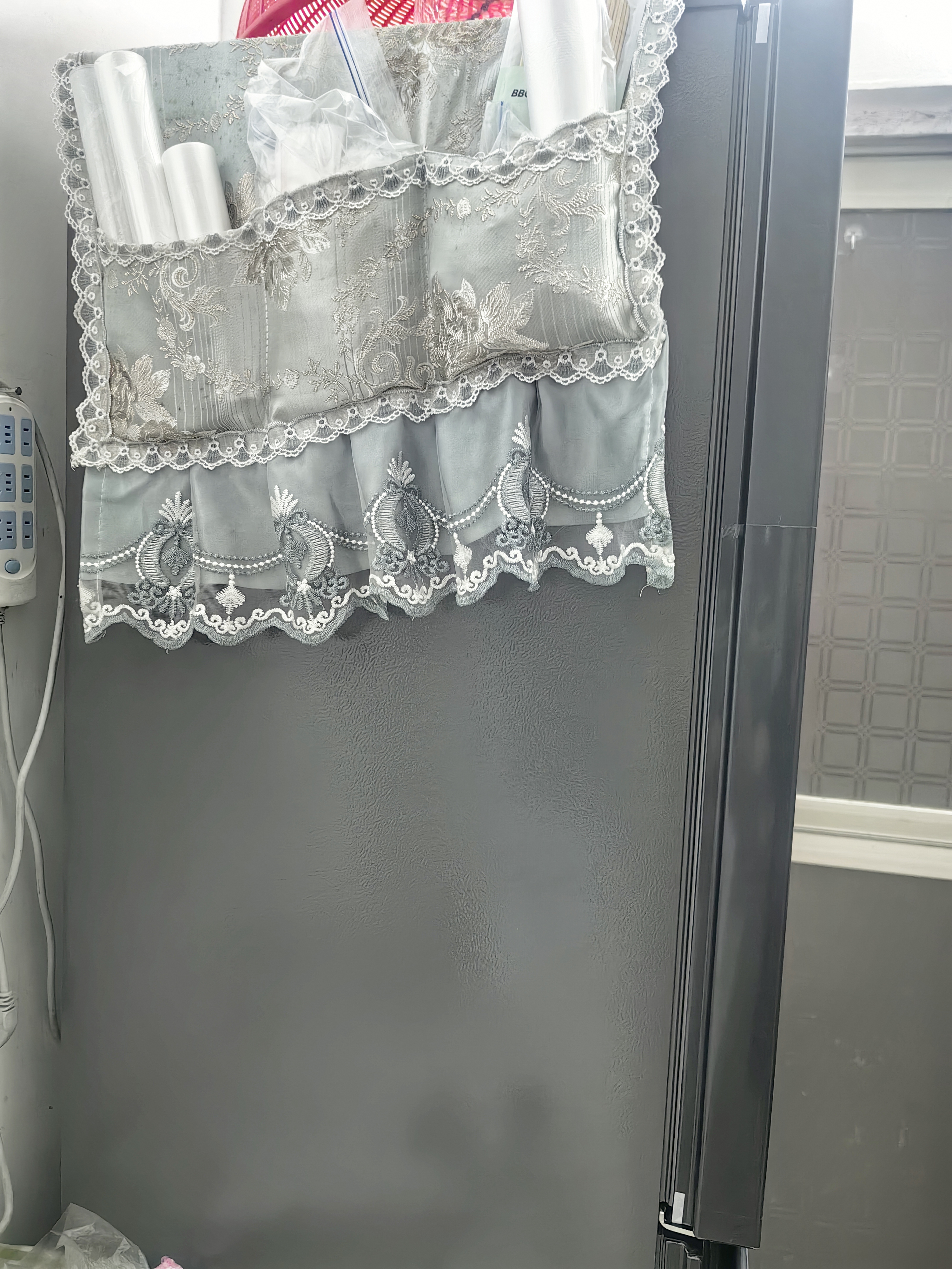 容声325升法式多门四开门双循环家用电冰箱一级能效双变频风冷无霜薄小型母婴空间国家补贴以旧换新 风冷无霜节能冰箱 BCD-325WD18MP灰 实拍图