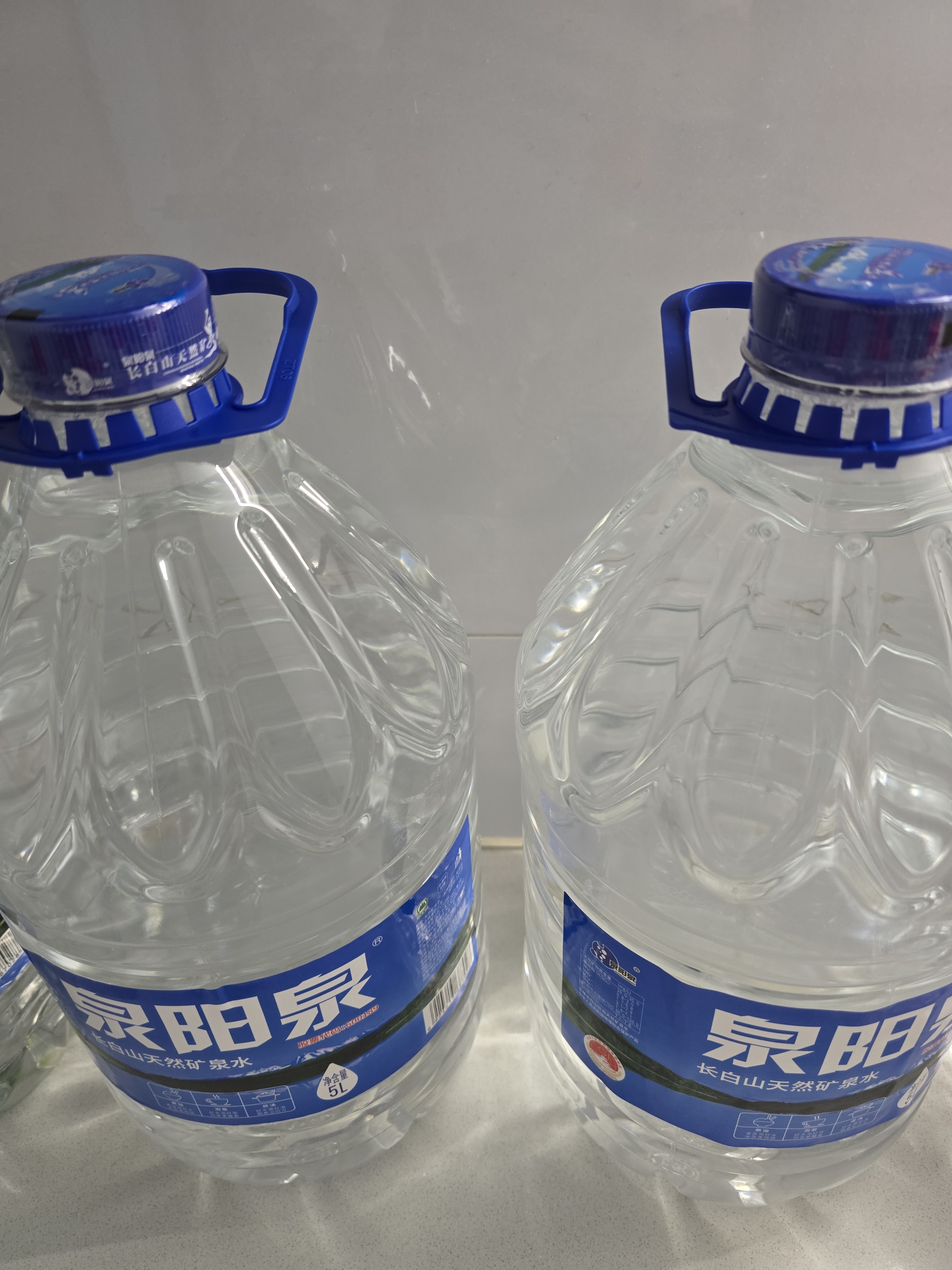 泉阳泉（QUANYANGQUAN）长白山天然矿泉水 大桶装 家庭用水 5L*4桶 整箱（纸箱升级款） 实拍图