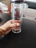【京东物流配送】高硼硅双层玻璃杯大容量泡茶杯水杯子茶水分离杯 【双层加厚】茶杯350ml1只 实拍图