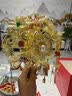 PDQ金色手捧花束新娘接亲结婚礼物高档成品diy手工材料包新婚送新人 鎏金之囍 【成品+亚克力礼盒+礼袋】 黄金色手捧花【升级款】 实拍图