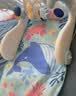 澳贝（auby）新生儿见面礼盒婴幼儿玩具五合一健身架脚踏钢琴0-6个月满月礼物 实拍图