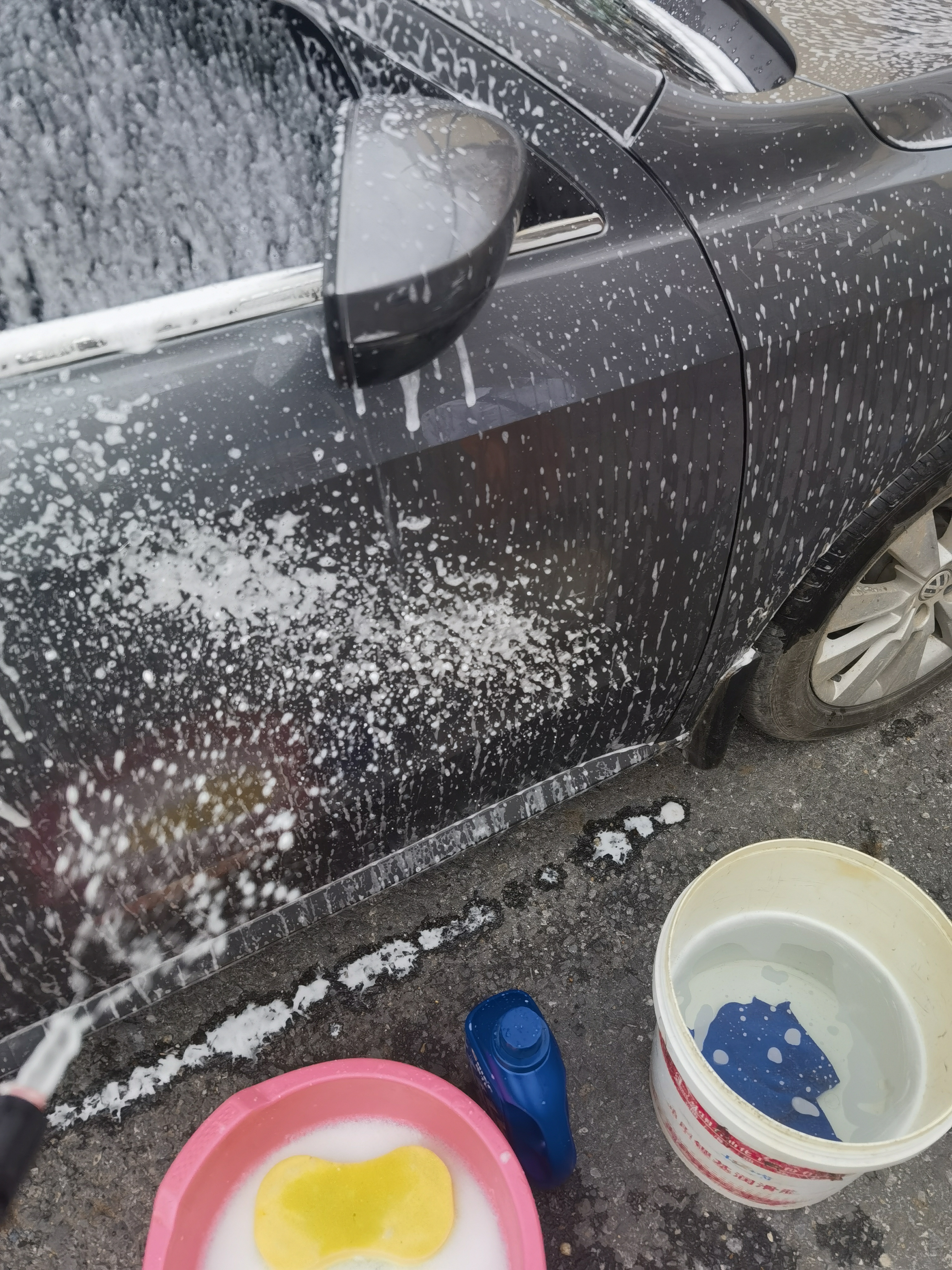 車仆洗车液水蜡三合一强力去污不伤漆汽车专用高泡沫清洗2kg套装 实拍图