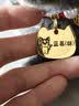 洛马斯宠物项圈激光刻字定制防丢猫咪狗狗铃铛防丢名字牌招财猫装饰颈圈 招财御猫+古风牌福+猫形金色 XS-建议体重2-6斤 实拍图