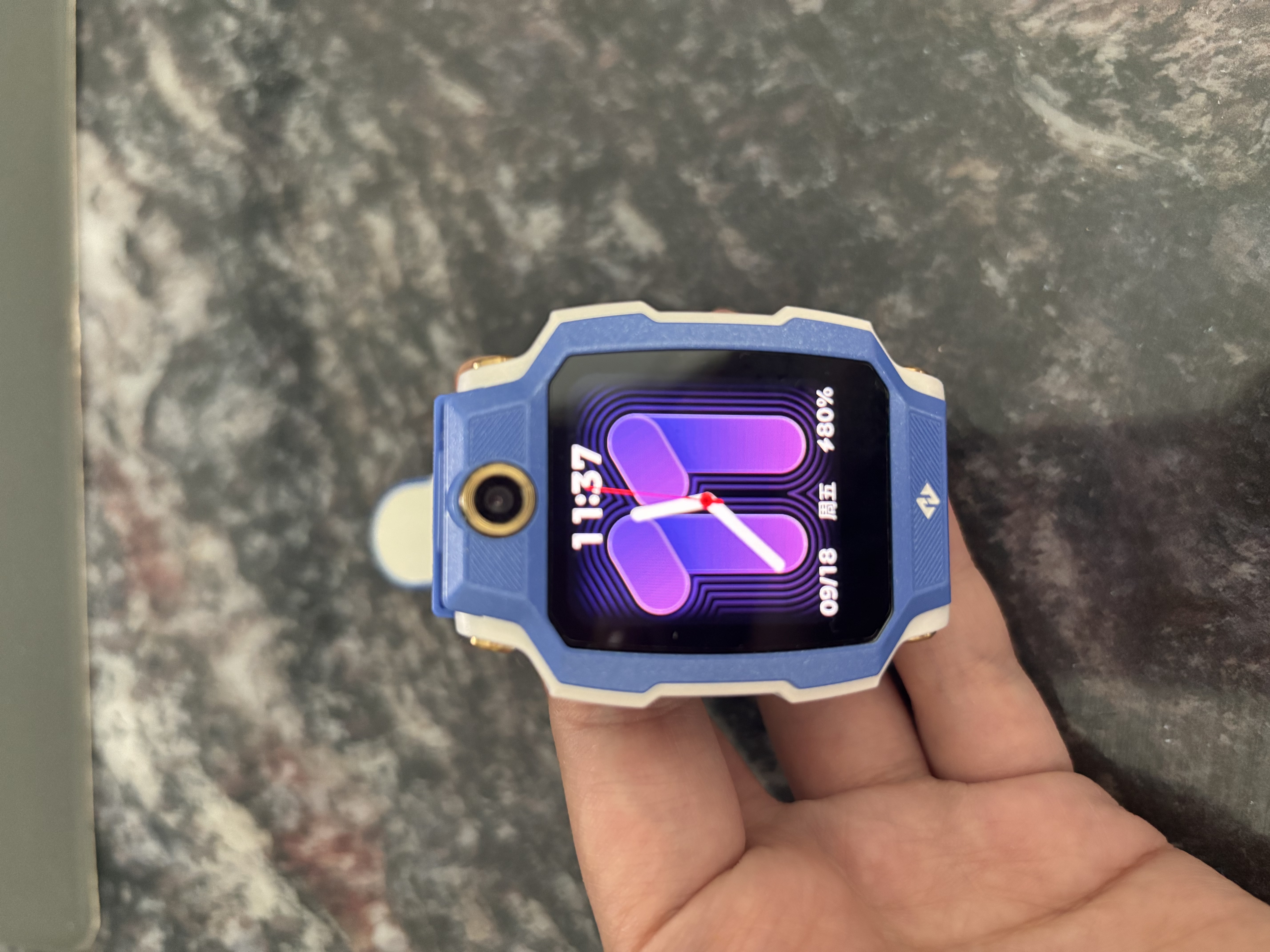 小天才儿童电话手表Z7Pro/Z6Pro少年 楼层定位GPS健康监测视频通话翻转双摄防水插卡小天才z7pro智能手表 Z7Pro 星屿蓝 【咨询客服享优惠】 实拍图