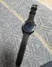 CangHua 适用OPPO Watch X3/Watch X2/Watch S2/2/Watch4Pro表带真皮一加手表2小牛皮时尚男女款表带 黑色 实拍图