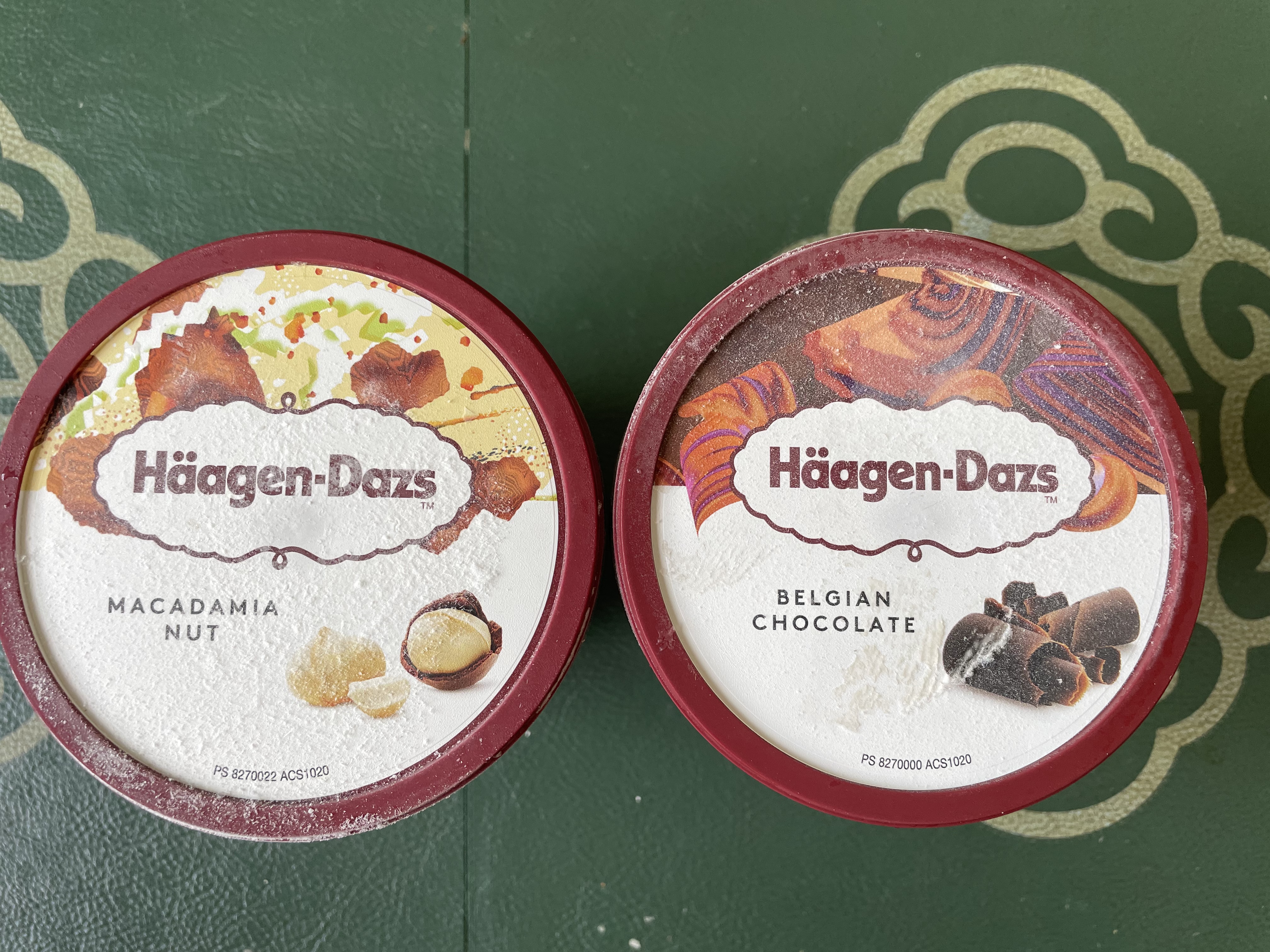 哈根达斯（Haagen-Dazs）夏威夷果仁大桶冰淇淋 473ml/桶 家庭装 雪糕 实拍图