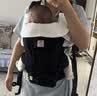 ERGObaby二狗背带婴儿抱娃神器四季透气外出旅行遛娃神器解放双手 Omni Deluxe黑色玛瑙送口水巾 实拍图