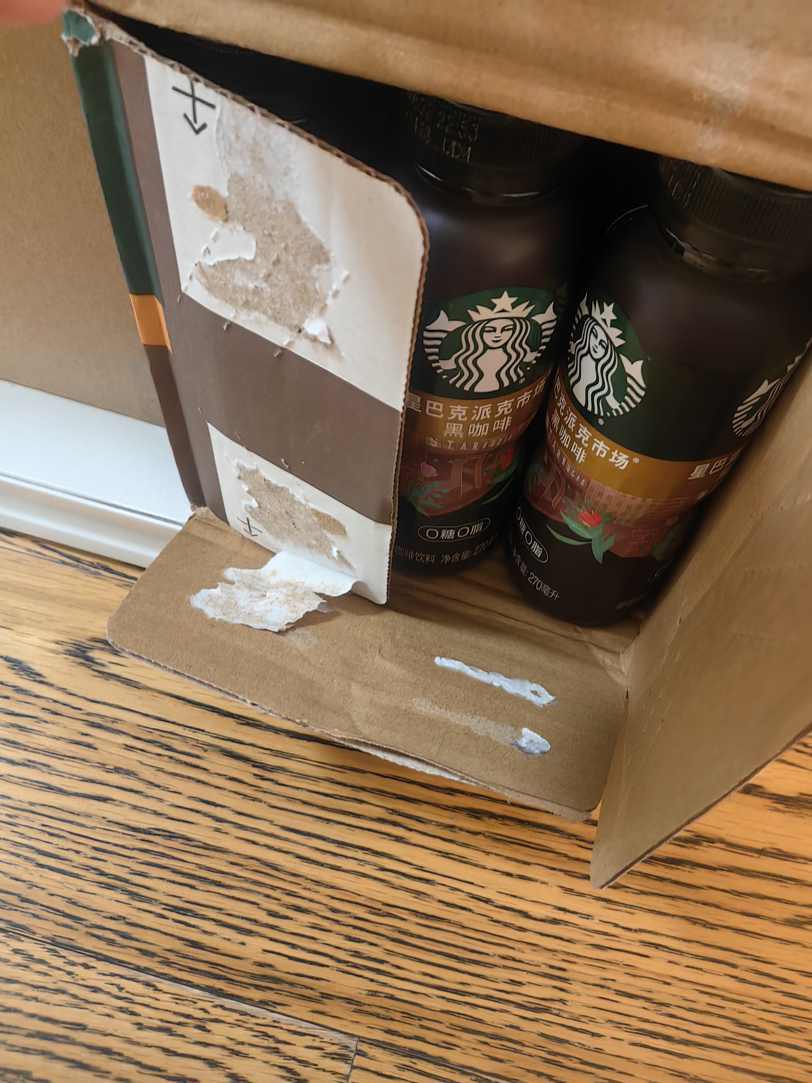星巴克（Starbucks）咖啡派克黑咖啡即饮饮料瓶装0能量0脂肪提神醒脑熬夜送礼礼盒 派克黑咖啡270ml*15瓶 实拍图