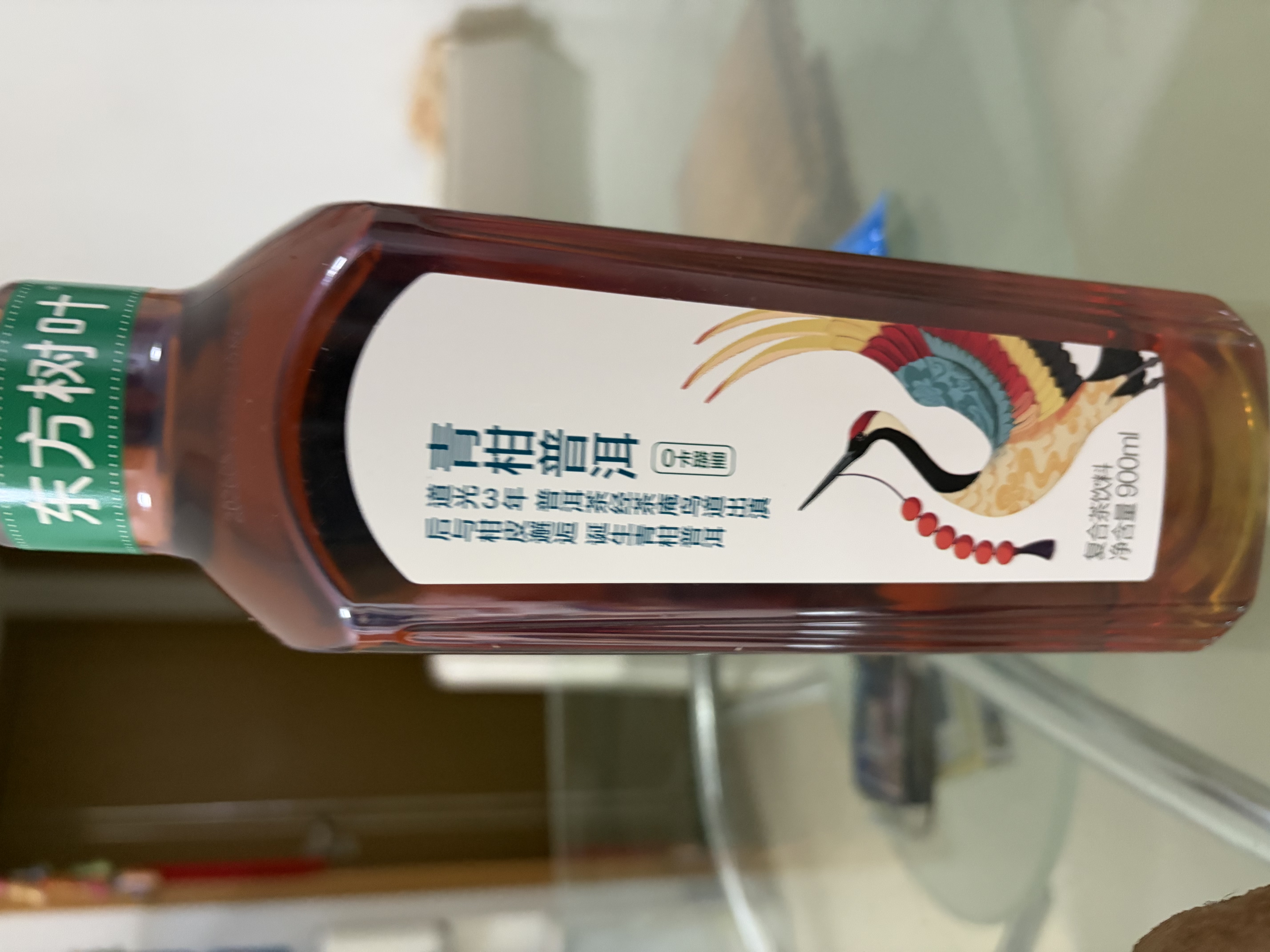 农夫山泉东方树叶青柑普洱茶900ml*12瓶无糖茶饮料0糖0脂0卡整箱饮品 实拍图